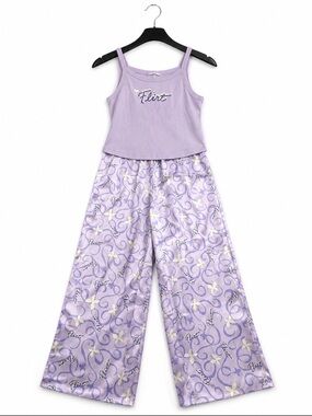 Softwear San Francisco Flirt Y2K Lavender Lounge Set M NWOT